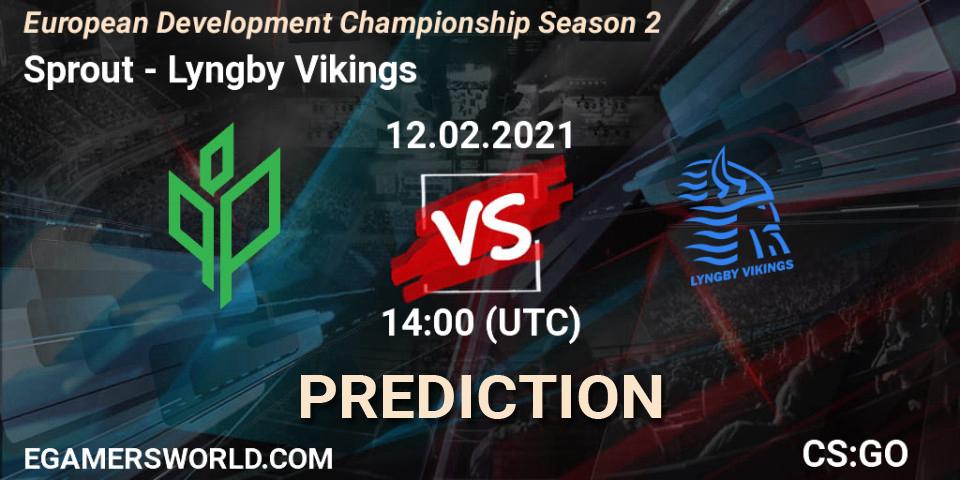 Prognoza Sprout - Lyngby Vikings. 12.02.2021 at 14:00, Counter-Strike (CS2), European Development Championship Season 2
