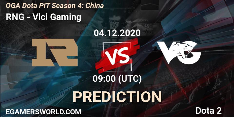 Prognoza RNG - Vici Gaming. 04.12.2020 at 08:53, Dota 2, OGA Dota PIT Season 4: China