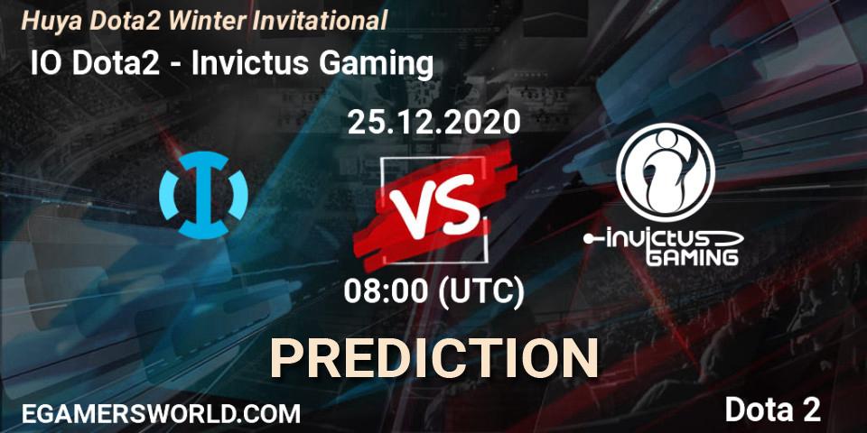 Prognoza IO Dota2 - Invictus Gaming. 25.12.2020 at 08:33, Dota 2, Huya Dota2 Winter Invitational