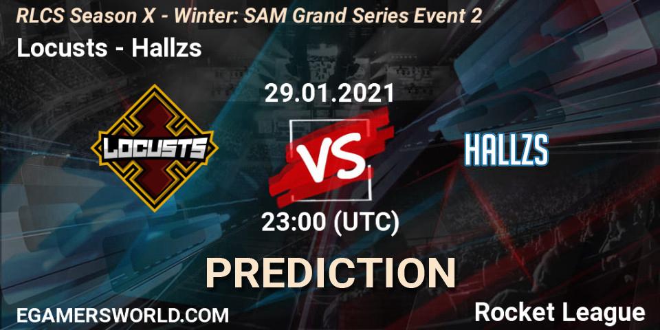 Prognoza Locusts - Hallzs. 29.01.2021 at 23:00, Rocket League, RLCS Season X - Winter: SAM Grand Series Event 2