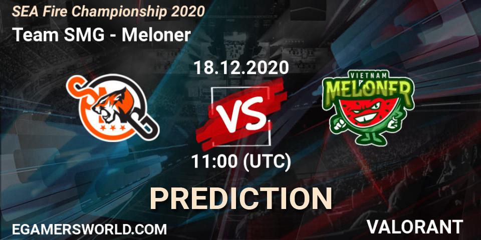 Prognoza Team SMG - Meloner. 18.12.2020 at 11:00, VALORANT, SEA Fire Championship 2020