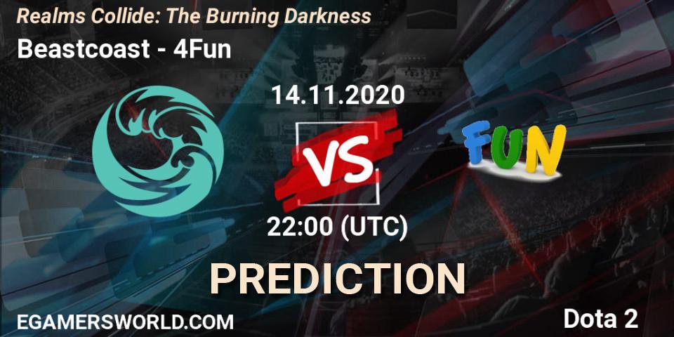 Prognoza Beastcoast - 4Fun. 14.11.2020 at 22:02, Dota 2, Realms Collide: The Burning Darkness
