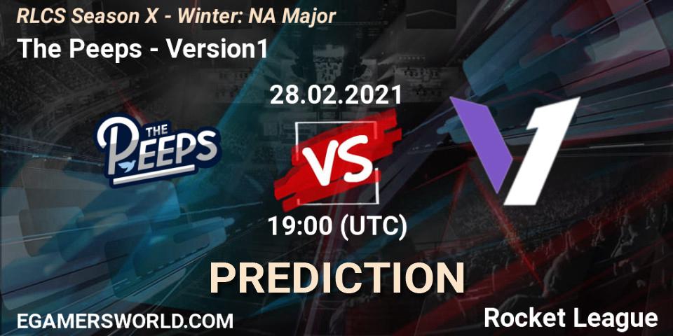 Prognoza The Peeps - Version1. 28.02.21, Rocket League, RLCS Season X - Winter: NA Major