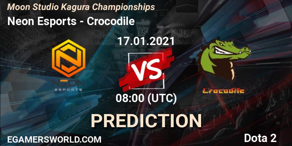 Prognoza Neon Esports - Crocodile. 17.01.2021 at 08:08, Dota 2, Moon Studio Kagura Championships
