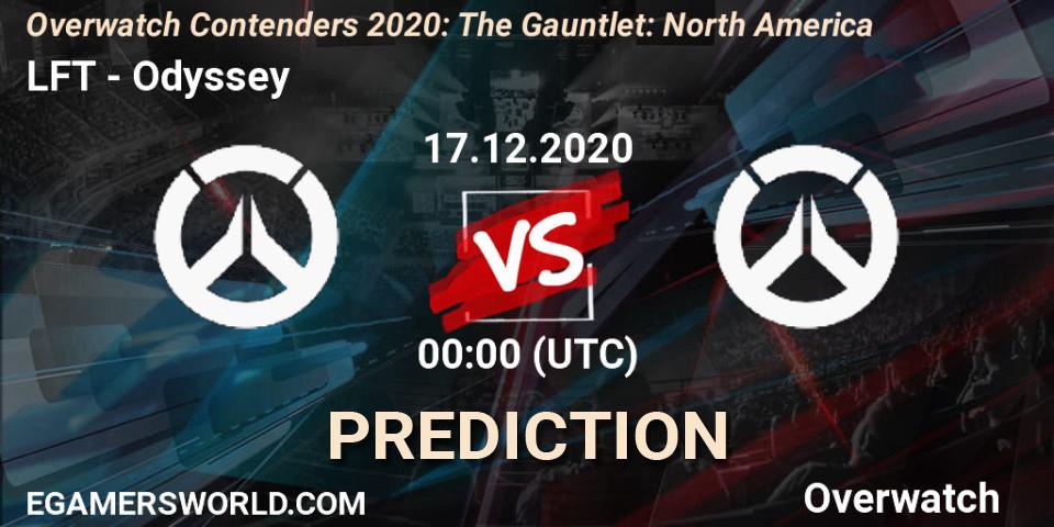 Prognoza LFT - Odyssey. 17.12.2020 at 00:30, Overwatch, Overwatch Contenders 2020: The Gauntlet: North America