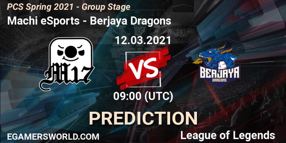 Prognoza Machi eSports - Berjaya Dragons. 12.03.2021 at 10:30, LoL, PCS Spring 2021 - Group Stage