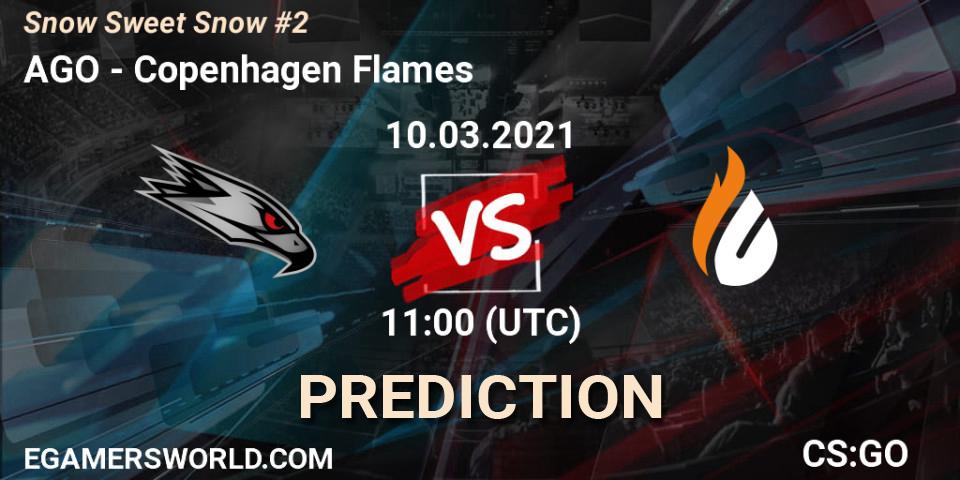 Prognoza AGO - Copenhagen Flames. 10.03.2021 at 11:00, Counter-Strike (CS2), Snow Sweet Snow #2