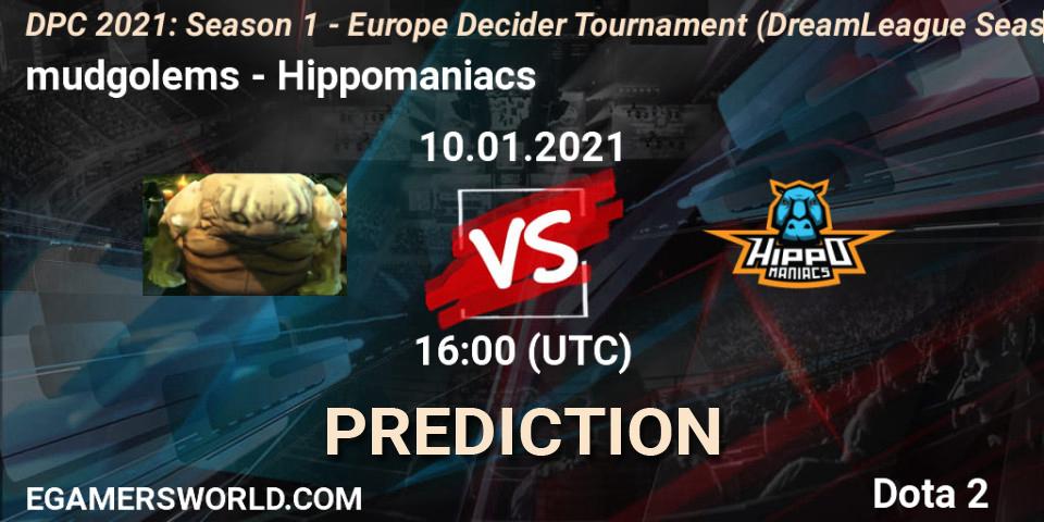 Prognoza mudgolems - Hippomaniacs. 10.01.2021 at 16:00, Dota 2, DPC 2021: Season 1 - Europe Decider Tournament (DreamLeague Season 14)