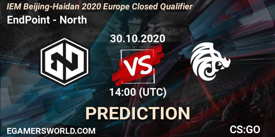 Prognoza EndPoint - North. 30.10.2020 at 14:00, Counter-Strike (CS2), IEM Beijing-Haidian 2020 Europe Closed Qualifier