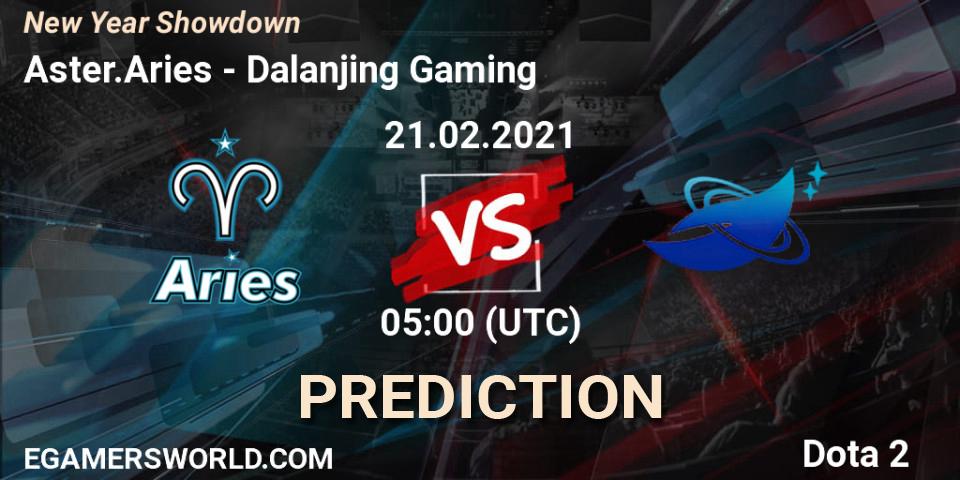 Prognoza Aster.Aries - Dalanjing Gaming. 21.02.2021 at 05:06, Dota 2, New Year Showdown