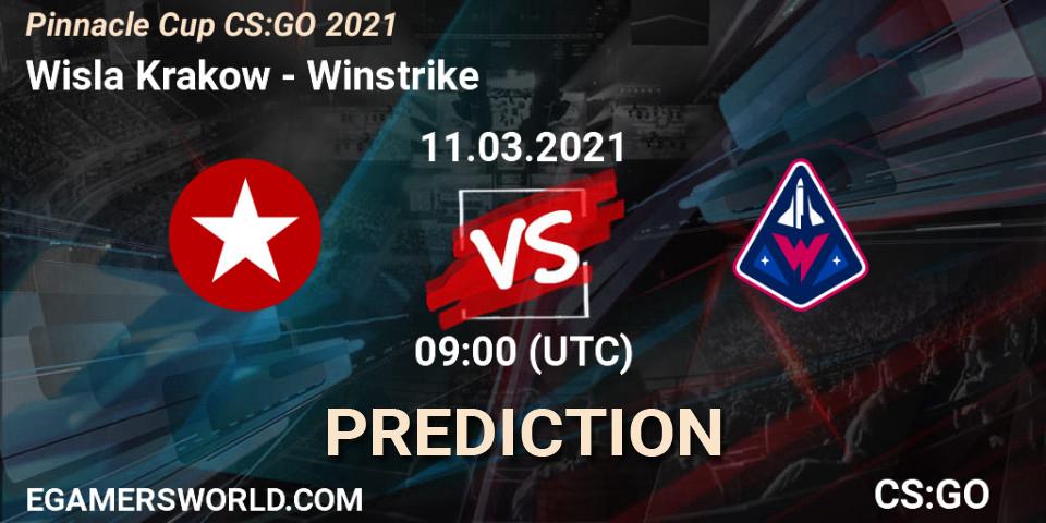 Prognoza Wisla Krakow - Winstrike. 11.03.21, CS2 (CS:GO), Pinnacle Cup #1