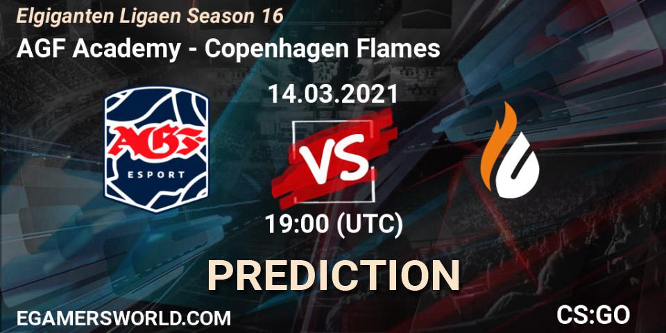 Prognoza AGF Academy - Copenhagen Flames. 14.03.2021 at 19:00, Counter-Strike (CS2), Elgiganten Ligaen Season 16