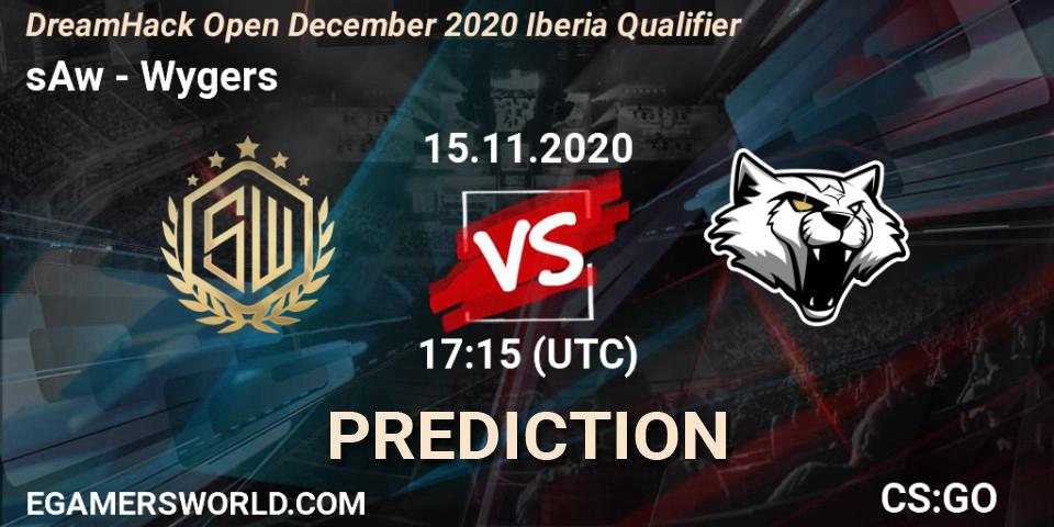 Prognoza sAw - Wygers. 15.11.2020 at 17:15, Counter-Strike (CS2), DreamHack Open December 2020 Iberia Qualifier