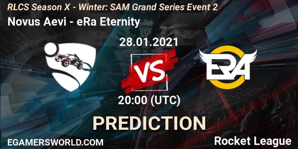 Prognoza Novus Aevi - eRa Eternity. 28.01.2021 at 20:00, Rocket League, RLCS Season X - Winter: SAM Grand Series Event 2