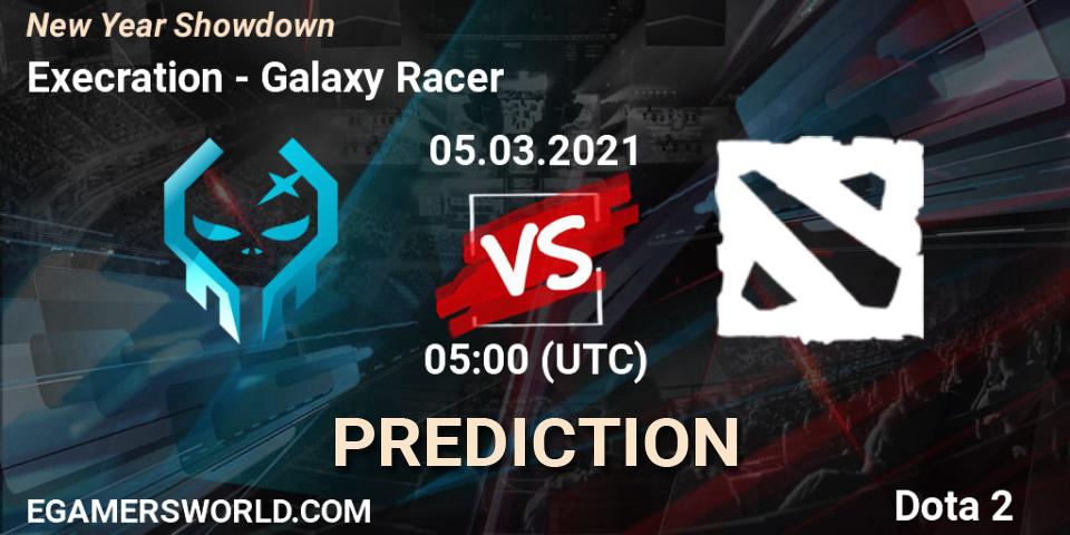 Prognoza Execration - Galaxy Racer. 05.03.2021 at 05:10, Dota 2, New Year Showdown