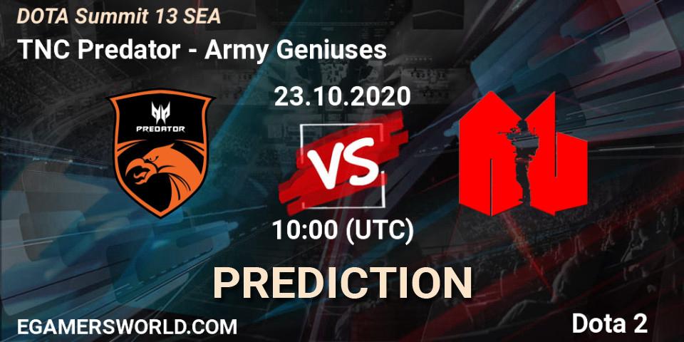 Prognoza TNC Predator - Army Geniuses. 23.10.2020 at 06:20, Dota 2, DOTA Summit 13: SEA