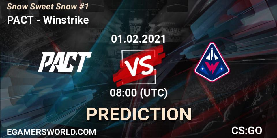 Prognoza PACT - Winstrike. 01.02.2021 at 08:00, Counter-Strike (CS2), Snow Sweet Snow #1