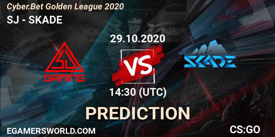 Prognoza SJ - SKADE. 29.10.2020 at 14:30, Counter-Strike (CS2), Cyber.Bet Golden League 2020