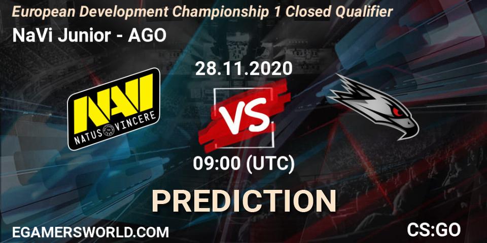 Prognoza NaVi Junior - AGO. 28.11.2020 at 09:00, Counter-Strike (CS2), European Development Championship 1 Closed Qualifier