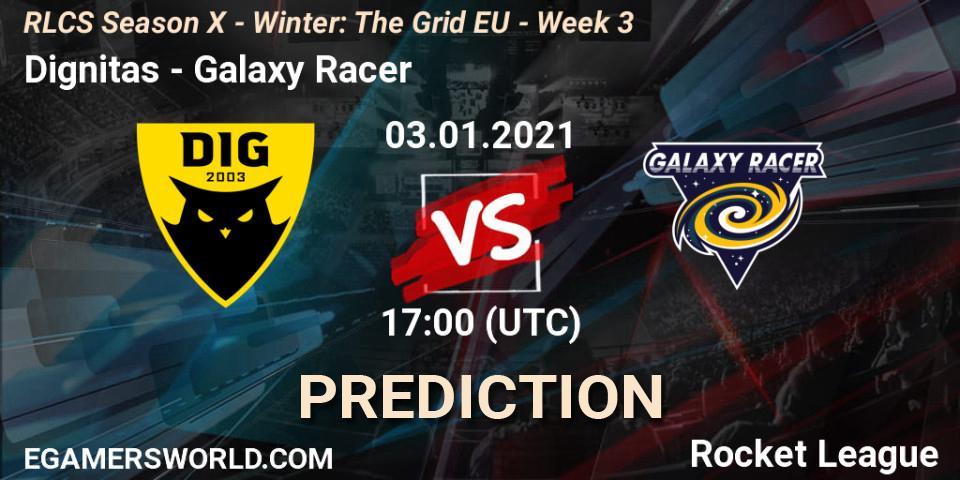 Prognoza Dignitas - Galaxy Racer. 03.01.2021 at 17:00, Rocket League, RLCS Season X - Winter: The Grid EU - Week 3