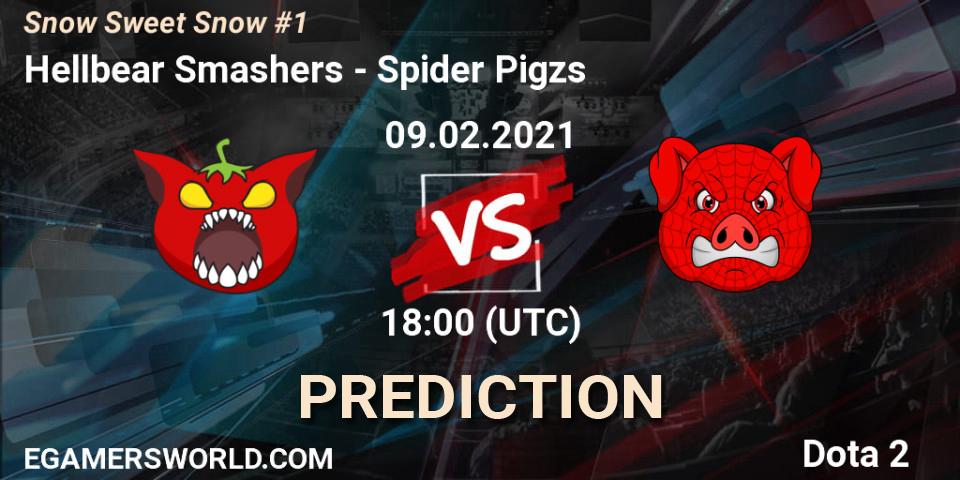 Prognoza Hellbear Smashers - Spider Pigzs. 09.02.2021 at 18:41, Dota 2, Snow Sweet Snow #1