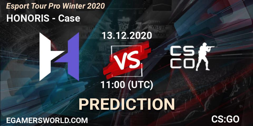 Prognoza HONORIS - Case. 13.12.20, CS2 (CS:GO), Esport Tour Pro Winter 2020