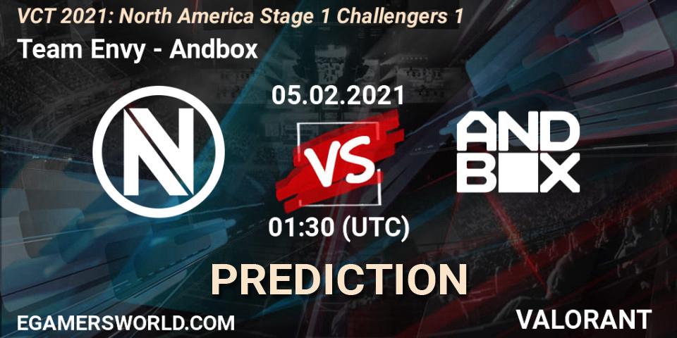 Prognoza Team Envy - Andbox. 04.02.2021 at 23:00, VALORANT, VCT 2021: North America Stage 1 Challengers 1