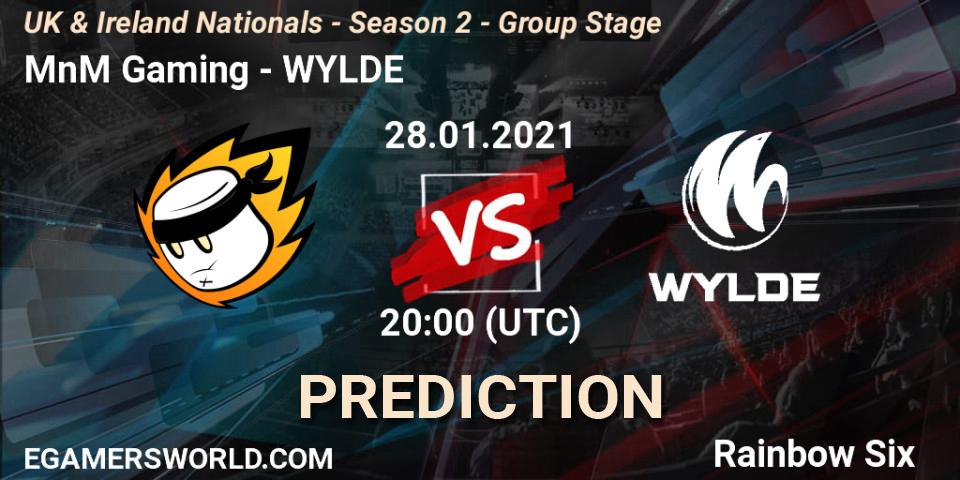 Prognoza MnM Gaming - WYLDE. 28.01.21, Rainbow Six, UK & Ireland Nationals - Season 2 - Group Stage