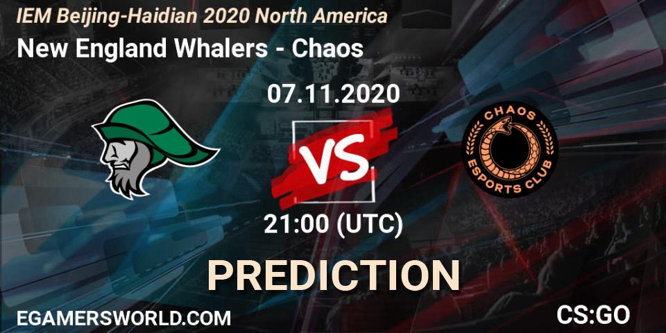 Prognoza New England Whalers - Chaos. 07.11.2020 at 20:55, Counter-Strike (CS2), IEM Beijing-Haidian 2020 North America