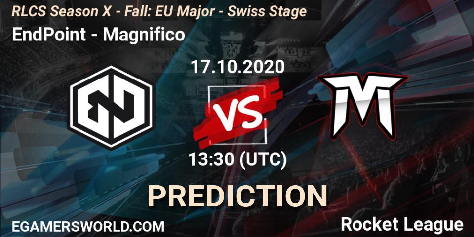 Prognoza EndPoint - Magnifico. 17.10.2020 at 13:30, Rocket League, RLCS Season X - Fall: EU Major - Swiss Stage