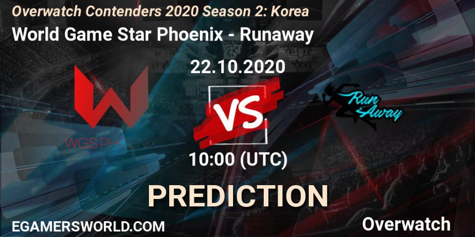 Prognoza World Game Star Phoenix - Runaway. 22.10.20, Overwatch, Overwatch Contenders 2020 Season 2: Korea