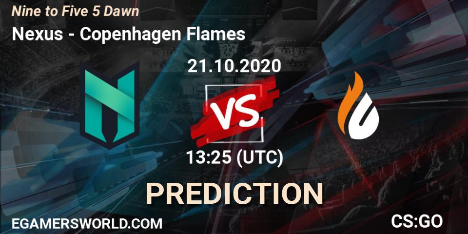 Prognoza Nexus - Copenhagen Flames. 21.10.2020 at 13:25, Counter-Strike (CS2), Nine to Five 5 Dawn