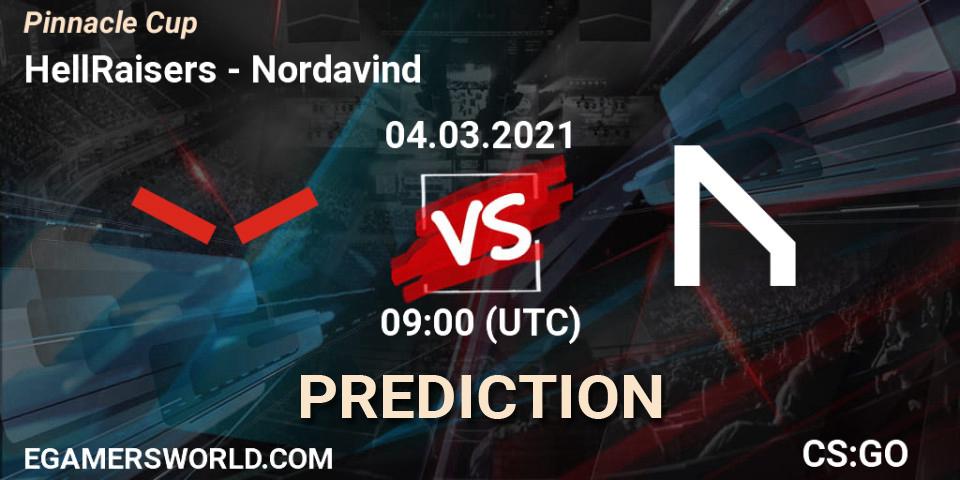 Prognoza HellRaisers - Nordavind. 04.03.2021 at 09:00, Counter-Strike (CS2), Pinnacle Cup #1