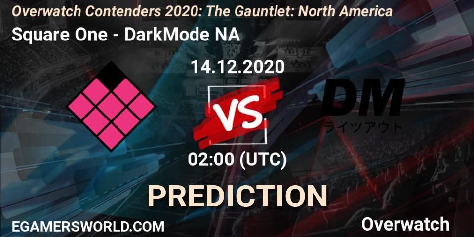 Prognoza Square One - DarkMode NA. 14.12.2020 at 02:00, Overwatch, Overwatch Contenders 2020: The Gauntlet: North America