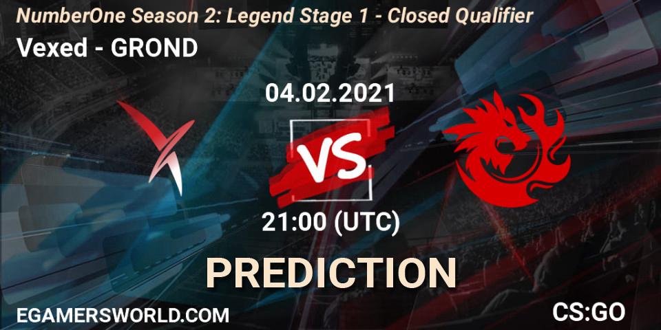 Prognoza Vexed - GROND. 04.02.21, CS2 (CS:GO), NumberOne Season 2: Legend Stage 1 - Closed Qualifier