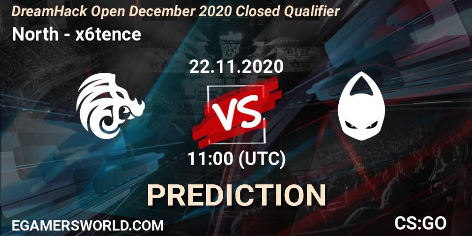Prognoza North - x6tence. 22.11.20, CS2 (CS:GO), DreamHack Open December 2020 Closed Qualifier