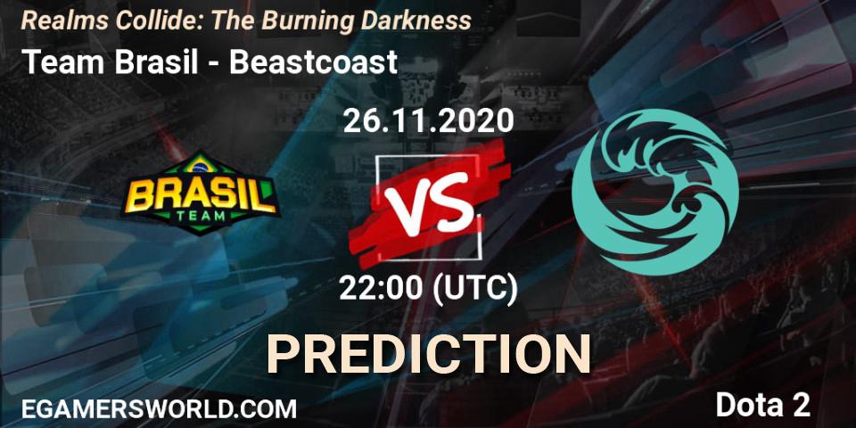 Prognoza Team Brasil - Beastcoast. 26.11.2020 at 22:51, Dota 2, Realms Collide: The Burning Darkness