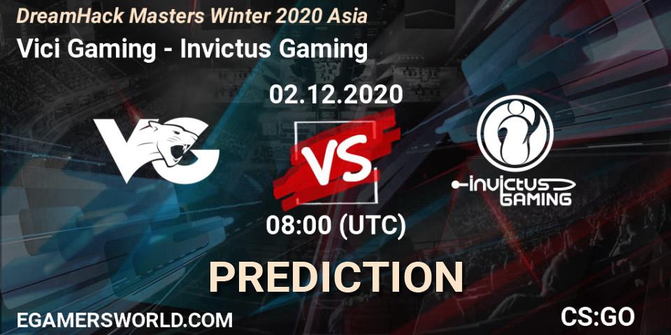 Prognoza Vici Gaming - Invictus Gaming. 02.12.2020 at 08:50, Counter-Strike (CS2), DreamHack Masters Winter 2020 Asia