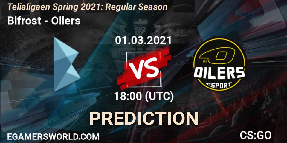 Prognoza Bifrost - Oilers. 01.03.2021 at 18:00, Counter-Strike (CS2), Telialigaen Spring 2021: Regular Season