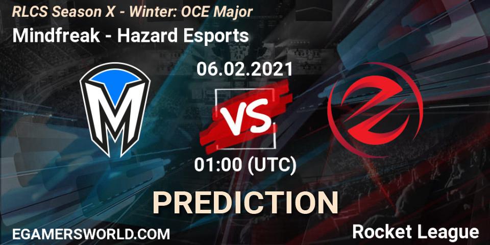 Prognoza Mindfreak - Hazard Esports. 06.02.2021 at 01:00, Rocket League, RLCS Season X - Winter: OCE Major