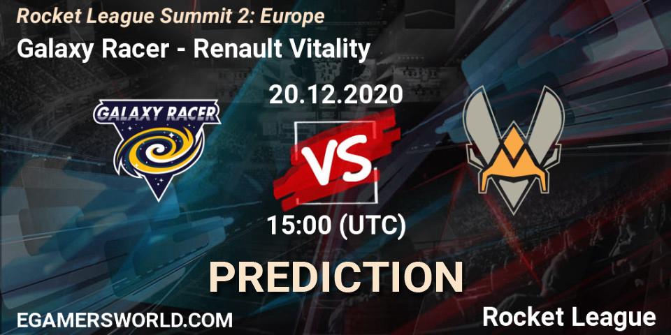 Prognoza Galaxy Racer - Renault Vitality. 20.12.20, Rocket League, Rocket League Summit 2: Europe