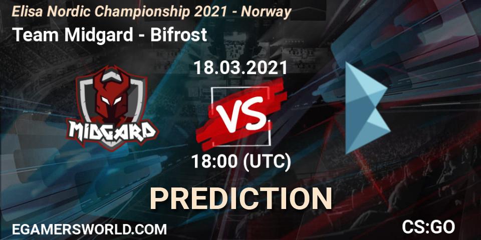 Prognoza Team Midgard - Bifrost. 18.03.2021 at 18:10, Counter-Strike (CS2), Elisa Nordic Championship 2021 - Norway