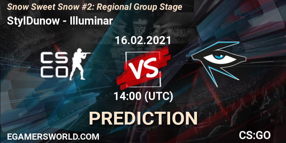 Prognoza StylDunow - Illuminar. 16.02.2021 at 14:00, Counter-Strike (CS2), Snow Sweet Snow #2: Regional Group Stage