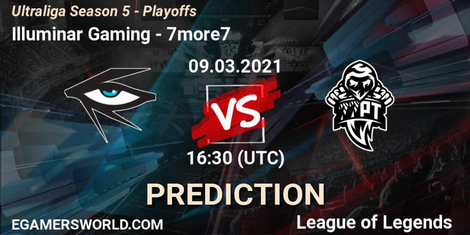 Prognoza Illuminar Gaming - 7more7. 09.03.2021 at 16:30, LoL, Ultraliga Season 5 - Playoffs
