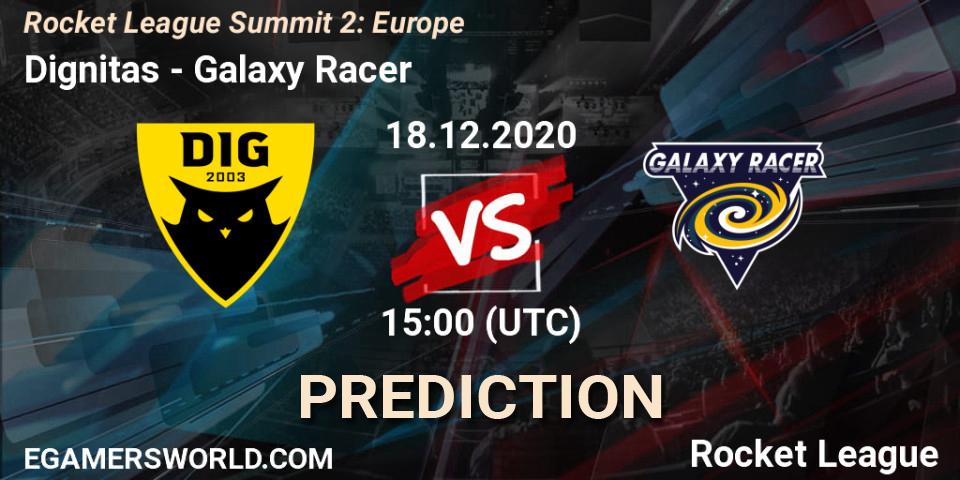 Prognoza Dignitas - Galaxy Racer. 18.12.2020 at 15:00, Rocket League, Rocket League Summit 2: Europe