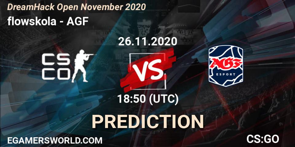 Prognoza flowskola - AGF. 26.11.2020 at 18:50, Counter-Strike (CS2), DreamHack Open November 2020