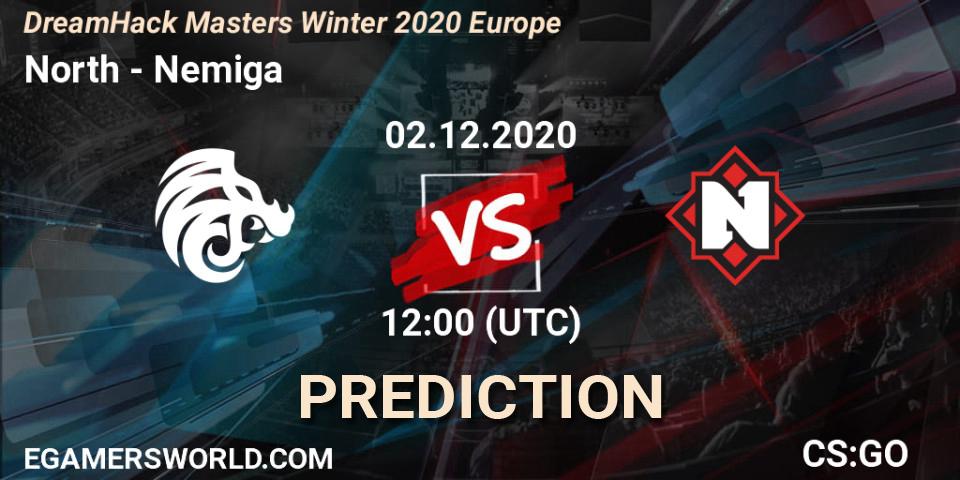 Prognoza North - Nemiga. 02.12.20, CS2 (CS:GO), DreamHack Masters Winter 2020 Europe