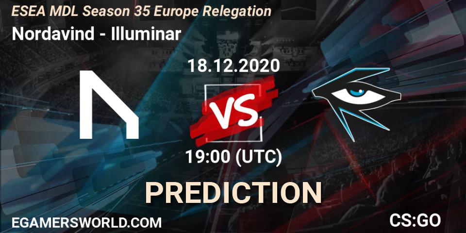 Prognoza Nordavind - Illuminar. 18.12.2020 at 19:00, Counter-Strike (CS2), ESEA MDL Season 35 Europe Relegation