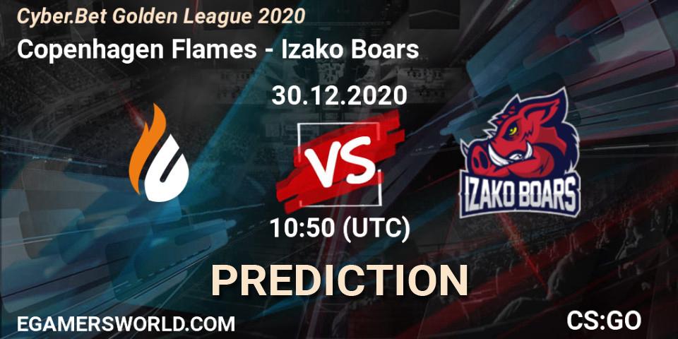 Prognoza Copenhagen Flames - Izako Boars. 30.11.2020 at 10:50, Counter-Strike (CS2), Cyber.Bet Golden League 2020