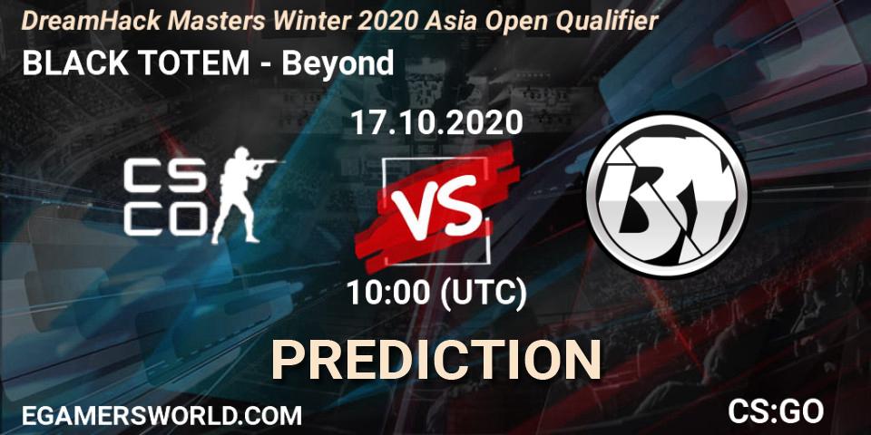 Prognoza BLACK TOTEM - Beyond. 17.10.20, CS2 (CS:GO), DreamHack Masters Winter 2020 Asia Open Qualifier
